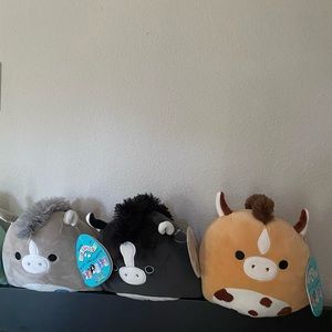 Squishmallow derby horse bundle